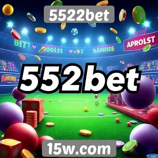Variedade de jogos disponíveis na plataforma 5522bet